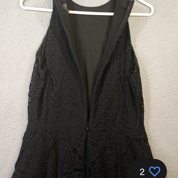 Swimsuits for all black maxi coverup 22/24 Polyester blend Hi-Low hem Pool - Picture 6 of 10